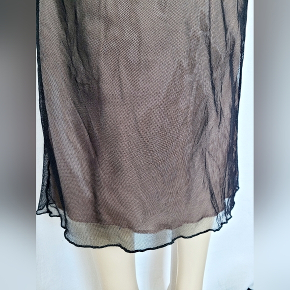 London Rose Women's Tulle Pull On Stretch Skirt Nude Lining Comfy Small - Picture 10 of 16